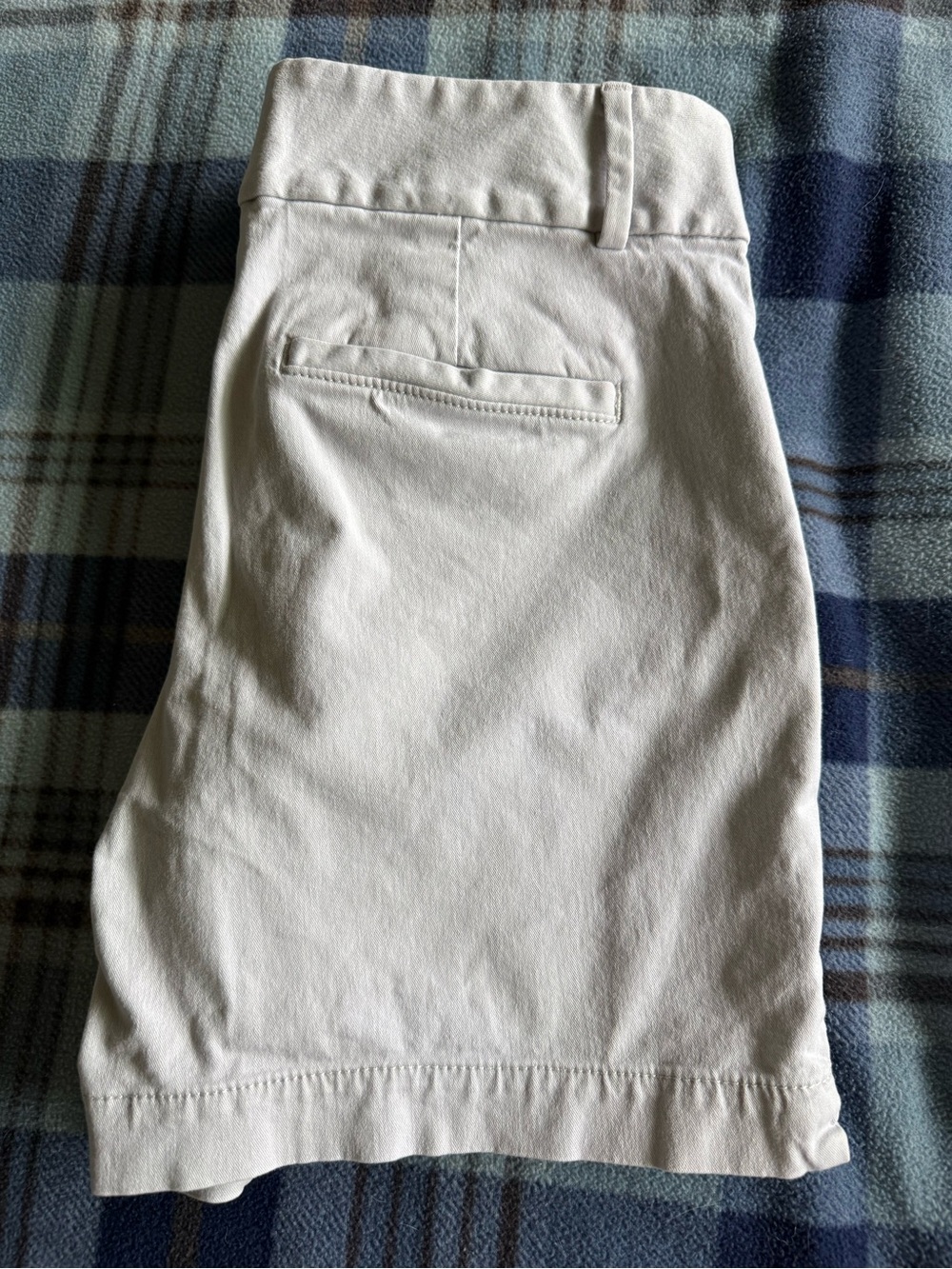 LOFT Light Gray Cargo Shorts with Back Welt Pocket
